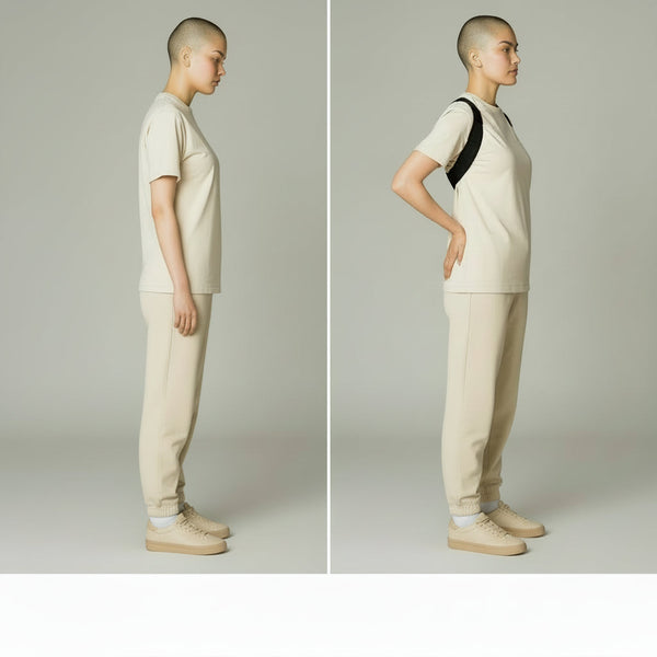 Correcteur de posture réglable pour le dos